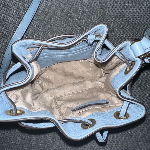 Michael Kors, blue crossbody purse - Picture 3 of 5